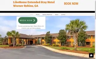 Likehomeextendedstayhotelwarnerrobins.com Screenshot 2024-04-15 08:25:44