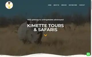 Kimettetourssafaris.com Screenshot 2024-04-26 20:25:44