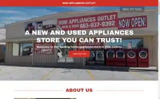 Soniappliancesoutlet.com Screenshot 2024-05-16 18:07:40
