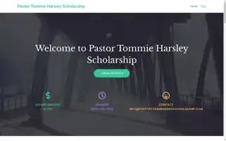 Pastortommieharsleyscholarship.com Screenshot 2024-05-18 19:11:28