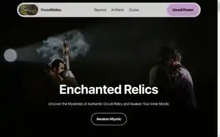Occultrelics.com Screenshot 2024-04-27 08:58:57