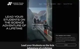 Sciencetraveladventures.com Screenshot 2024-04-18 15:26:10