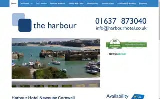 Harbourhotel.co.uk Screenshot 2024-04-16 09:39:08