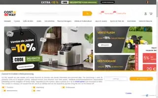 Costway.be Screenshot 2024-07-09 11:16:58