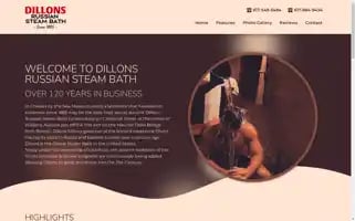 Dillonsrussiansteambath.com Screenshot 2024-05-15 20:04:52