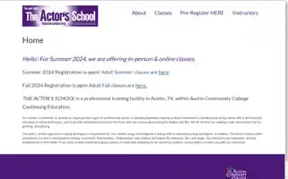Theactorsschool.org Screenshot 2024-07-06 15:42:32