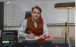 Notairelambert.be Screenshot 2024-07-09 11:55:09