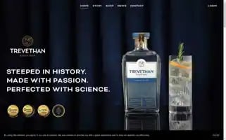 Trevethandistillery.com Screenshot 2024-06-30 11:07:05