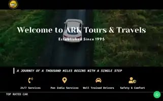 Arktoursandtravels.in Screenshot 2024-04-26 08:01:44