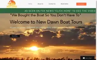 Newdawnboattours.com Screenshot 2024-04-23 11:03:45