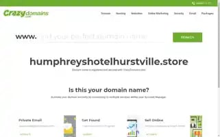 Humphreyshotelhurstville.store Screenshot 2024-04-15 17:43:21