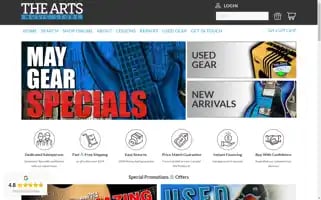 Theartsmusicstore.com Screenshot 2024-05-14 07:14:40