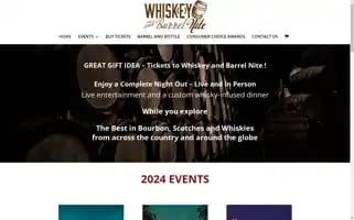 Whiskeyandbarrelnite.com Screenshot 2024-06-14 00:48:24