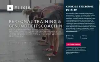 Elixia-personal-training.de Screenshot 2024-06-30 08:51:12