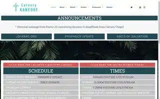 Calvarychapelkaneohe.com Screenshot 2024-07-06 09:49:28
