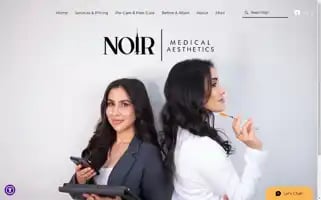 Noirmedicalaesthetics.com Screenshot 2024-07-05 16:38:38