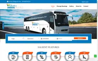 Shubhamtravels.net Screenshot 2024-04-15 04:55:08