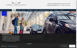 Abbeyexecutivetravel.co.uk Screenshot 2024-04-23 12:43:42