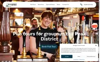 Peakdistrictpubtours.co.uk Screenshot 2024-04-24 00:27:54