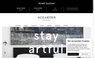 Augartenhotel.at Screenshot 2024-04-18 15:57:18