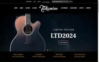 Takamine.com Screenshot 2024-07-06 12:00:19