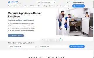 Appliancerepairexpert.ca Screenshot 2024-05-08 13:39:11