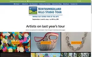 Northumberlandstudiotour.ca Screenshot 2024-04-18 06:58:01