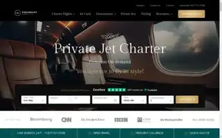 Paramountbusinessjets.com Screenshot 2024-05-13 07:49:07