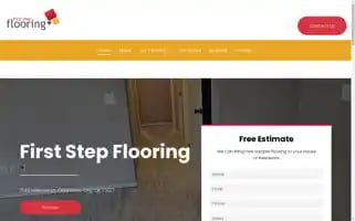 Firststepflooring.net Screenshot 2024-05-09 17:33:06