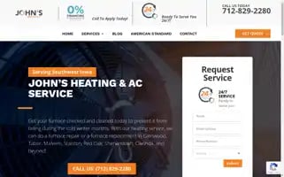 Johnsheatingacservice.com Screenshot 2024-07-06 09:09:05