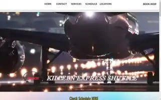 Killeenexpressshuttle.com Screenshot 2024-05-12 14:52:20