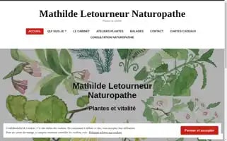 Mathildeletourneurnaturopathe.com Screenshot 2024-04-17 11:29:20