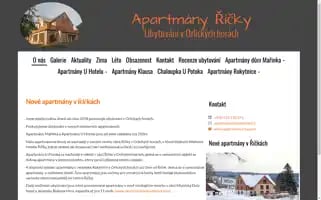 Apartmanyricky.com Screenshot 2024-07-05 12:18:50
