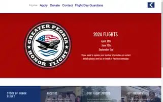 Greaterpeoriahonorflight.org Screenshot 2024-04-24 10:43:12