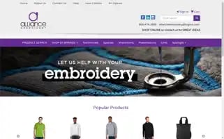 Allianceembroidery.com Screenshot 2024-05-08 11:47:58