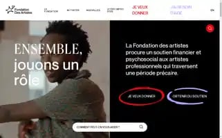 Fondationdesartistes.ca Screenshot 2024-06-15 07:14:15