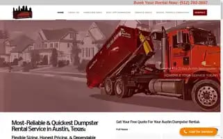 Austexdumpsters.com Screenshot 2024-07-03 14:49:40
