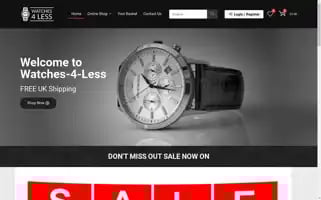 Watches4less.co.uk Screenshot 2024-05-18 09:43:56