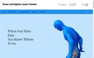Kneeandspinelasercenter.com Screenshot 2024-05-19 00:55:04