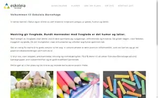 Eskoleia-barnehage.no Screenshot 2024-07-03 11:54:10