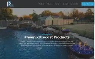 Phoenixprecastproducts.com Screenshot 2024-05-13 09:35:14