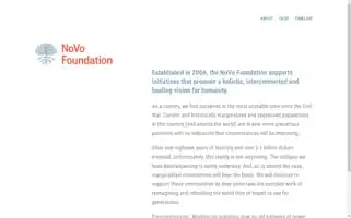 Novofoundation.org Screenshot 2024-07-01 07:35:51