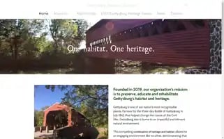 Gettysburgnature.org Screenshot 2024-07-06 00:50:40