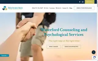 Waterfordcounselingservices.com Screenshot 2024-07-07 10:47:27