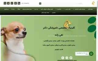 Drtaghizadehpetclinic.com Screenshot 2024-05-22 21:55:52