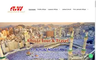 Alhijazumrohhajitravel.com Screenshot 2024-04-14 23:43:45