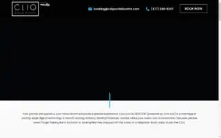 Cliqsocialbooths.com Screenshot 2024-07-01 16:45:44