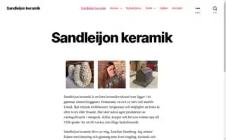 Sandleijonkeramik.se Screenshot 2024-05-21 14:47:31