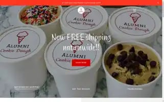 Alumnicookiedough.com Screenshot 2024-05-05 23:23:34