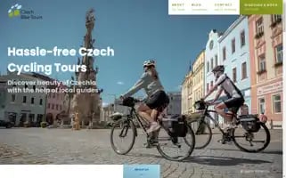 Czech-bike-tours.com Screenshot 2024-04-26 15:44:10